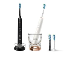 Philips Sonicare DiamondClean DiamondClean 9000 HX9914/61 2x Elektryczne szczoteczki soniczne + 4 główki szczoteczki C3 - dla do