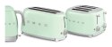 Toster SMEG model TSF02PGEU kolor pastelgreen