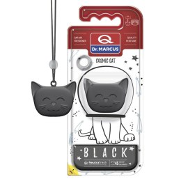 Odświeżacz powietrza do samochodu Dr Marcus COSMIC CAT BLACK black Plastikowy