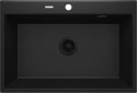 Deante Eridan ZQEN103 zlewozmywak granitowy 70x52 cm czarny
