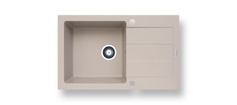 Zlew. PYRAMIS SPARTA PLUS 78x48 1B 1D beż piaskowy