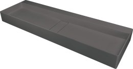 Umywalka granitowa nablatowa - z maskownicą