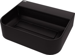 Umywalka granitowa nablatowa z miejscem na baterię - z maskownicą