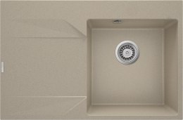 Zlewozmywak granitowy 1-komorowy z ociekaczem - lewy