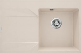 Zlewozmywak granitowy 1-komorowy z ociekaczem - lewy