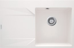 Zlewozmywak granitowy 1-komorowy z ociekaczem - lewy