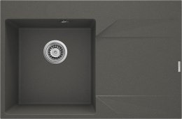 Zlewozmywak granitowy 1-komorowy z ociekaczem - prawy