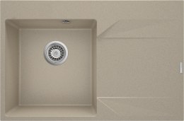 Zlewozmywak granitowy 1-komorowy z ociekaczem - prawy