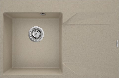 Zlewozmywak granitowy 1-komorowy z ociekaczem - prawy