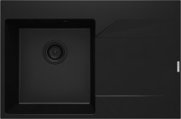 Zlewozmywak granitowy 1-komorowy z ociekaczem - prawy