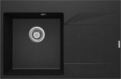 Zlewozmywak granitowy 1-komorowy z ociekaczem - prawy