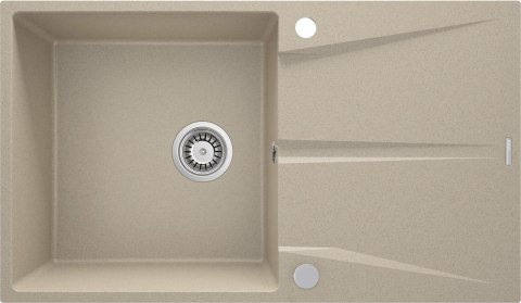 Zlewozmywak granitowy DEANTE CORIO ZRC711A 1-komorowy z ociekaczem Piaskowy