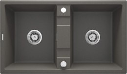 Zlewozmywak granitowy 2-komorowy ZQE_T203 5908212088685
