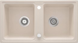 Zlewozmywak granitowy 2-komorowy ZQZ 5203 5908212093856