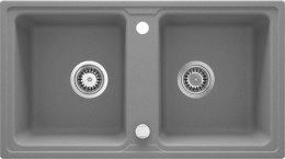 Zlewozmywak granitowy 2-komorowy ZQZ_S203 5908212043769