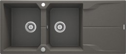Zlewozmywak granitowy 2-komorowy z ociekaczem ZQN_T213 5908212088753