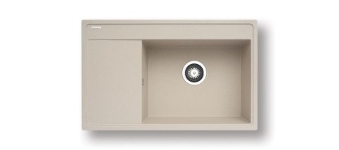 Zlewozmywak granitowy PYRAMIS CAMEA (79x50) 1B 1D R 070091101 beż piaskowy