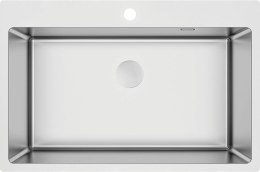 Zlewozmywak stalowy jedno-komorowy