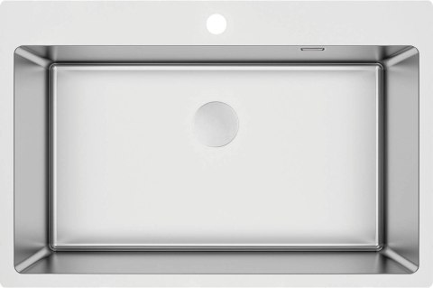 Zlewozmywak stalowy jedno-komorowy