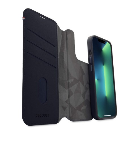 Decoded Detachable Wallet - skórzana obudowa ochronna do iPhone 14 Pro Max kompatybilna z MagSafe (navy)
