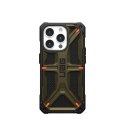 Etui UAG Urban Armor Gear Monarch Case iPhone 15 Pro kevlar element grün