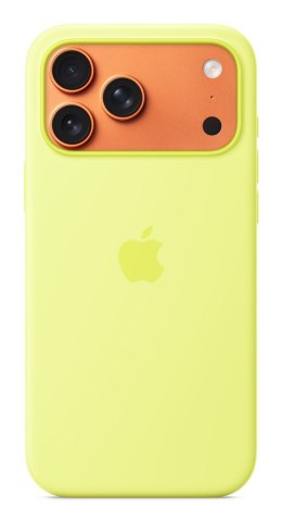 Silikonowe etui Apple iPhone 17 Pro Max z MagSafe (neonowo-żółte)
