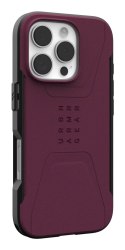 UAG Civilian Magsafe - obudowa ochronna do iPhone 16 Pro kompatybilna z MagSafe (bordeaux)
