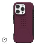 UAG Civilian Magsafe - obudowa ochronna do iPhone 16 Pro kompatybilna z MagSafe (bordeaux)