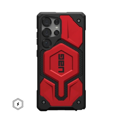 UAG Monarch Pro - obudowa ochronna do Samsung Galaxy S25 Ultra 5G z wbudowanym modułem magnetycznym (crimson)