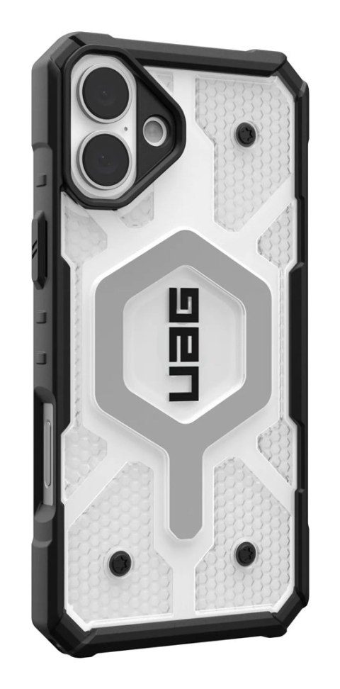 UAG Pathfinder Clear Magsafe - obudowa ochronna do iPhone 16 Plus kompatybilna z MagSafe (ice/black)