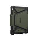 Urban Armor Gear UAG - Etui z klapką do tabletu - Odporne - Poliuretan (PU) - Oliwkowe - do Apple 11-calowy iPad Air M2 Wi-Fi, M