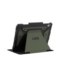 Urban Armor Gear UAG - Etui z klapką do tabletu - Odporne - Poliuretan (PU) - Oliwkowe - do Apple 11-calowy iPad Air M2 Wi-Fi, M