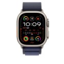 Apple Watch Alpine Loop Armband für Watch Ultra 49mm Marine / Titan natur (S)