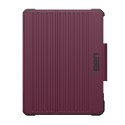 Etui z klapką na tablet Urban Armor Gear UAG - Odporne - Poliuretan (PU) - Bordowe - do Apple 13-calowy iPad Pro M4 Wi-Fi, M4 Wi