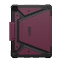 Etui z klapką na tablet Urban Armor Gear UAG - Odporne - Poliuretan (PU) - Bordowe - do Apple 13-calowy iPad Pro M4 Wi-Fi, M4 Wi