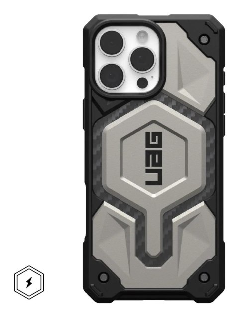 Obudowa ochronna UAG Monarch Pro do iPhone 16 Pro Max kompatybilna z MagSafe (titanium)