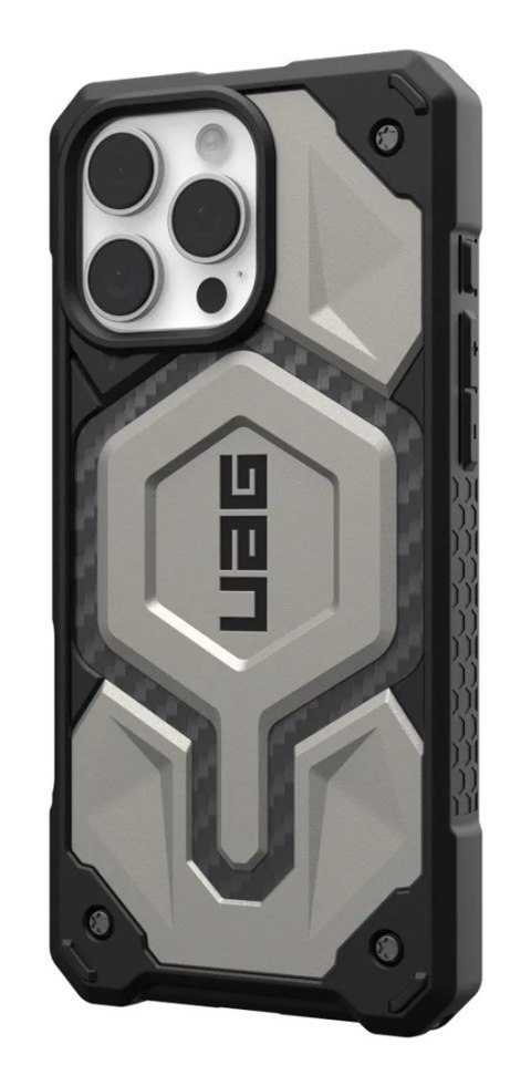 Obudowa ochronna UAG Monarch Pro do iPhone 16 Pro Max kompatybilna z MagSafe (titanium)