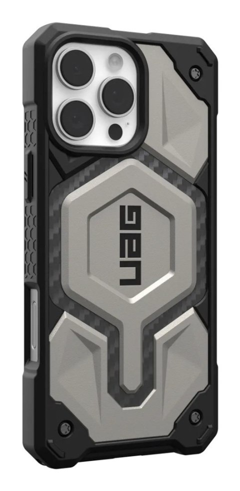 Obudowa ochronna UAG Monarch Pro do iPhone 16 Pro Max kompatybilna z MagSafe (titanium)