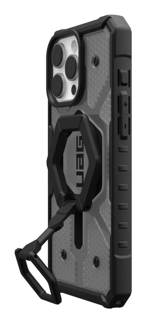 Obudowa ochronna UAG Pathfinder Clear Magsafe Bundle do iPhone 16 Pro Max z podstawką Magnetic Ring Stand (ash/black)
