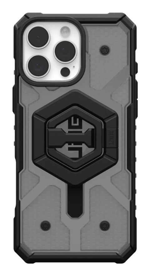 Obudowa ochronna UAG Pathfinder Clear Magsafe Bundle do iPhone 16 Pro Max z podstawką Magnetic Ring Stand (ash/black)