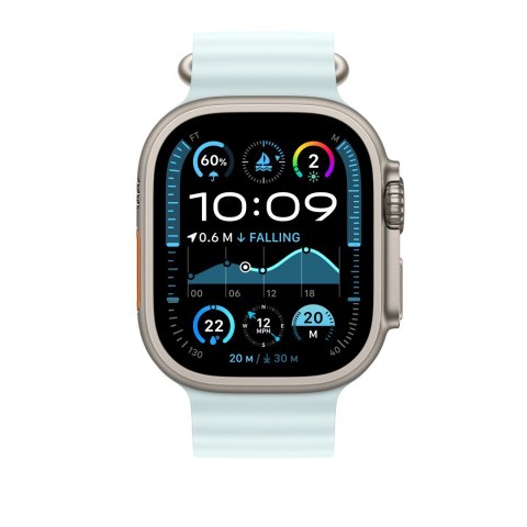 Pasek Ocean Band 49 mm Extension Kristallblau/Grau