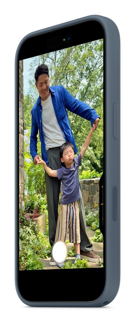 Silikonowe etui Apple iPhone 17 z MagSafe - Kotwica Niebieskie