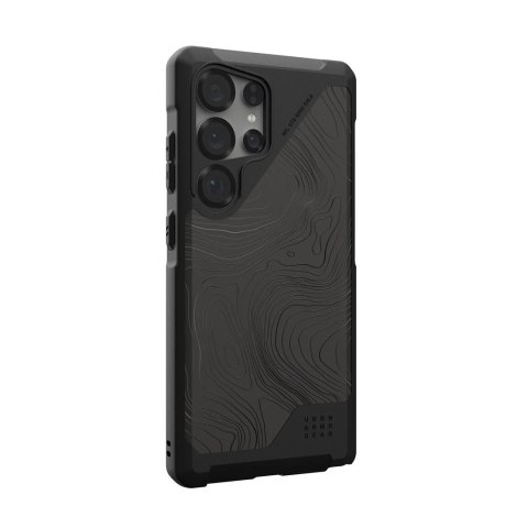 UAG Metropolis LT Magnet - obudowa ochronna do Samsung Galaxy S25 Ultra 5G z wbudowanym modułem magnetycznym (topography black)