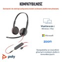 POLY Zestaw słuchawkowy Blackwire 3225 Stereo USB-C + wtyczka 3,5 mm + przejściówka USB-C/A