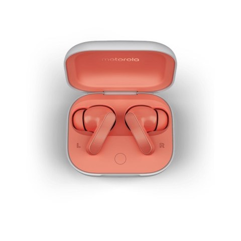 Słuchawki Motorola Moto buds Peach Pink