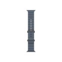 Zegarek Apple 49mm Anchor Blue Ocean Band - Natural Titanium Finish