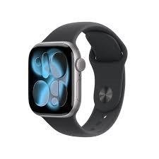 Zegarek Apple Watch Series 11 GPS 42mm Grey Aluminium z czarnym paskiem S/M