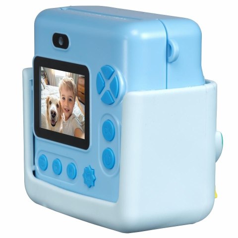 Aparat cyfrowy dla dzieci z drukarką termiczną Denver 2" niebieski