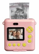 Aparat cyfrowy dla dzieci z drukarką termiczną Denver 2" różowy