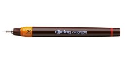 Rotring Isograph 0.2/0.3/0.5 Długopis żelowy Czarny 4 szt.